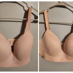 Lot of TWO Soma Enbliss Wireless Bras 38C